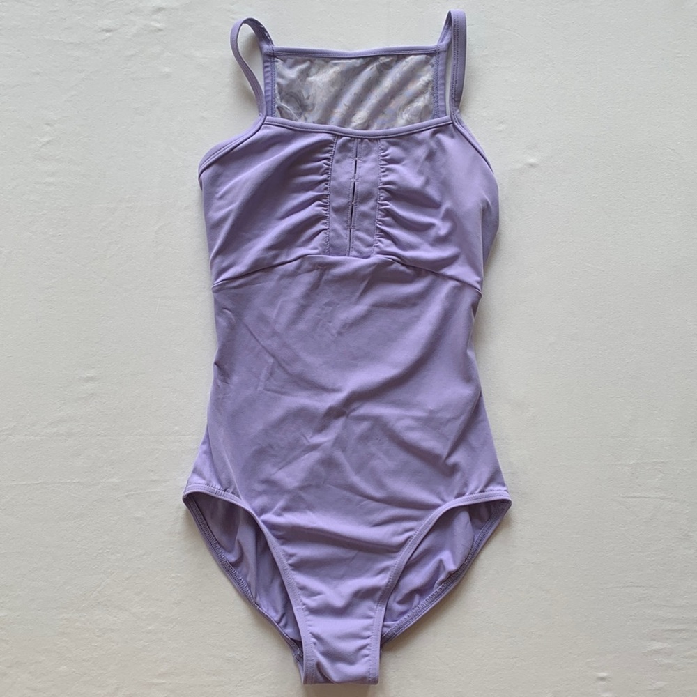 Bloch Bouquet Bloom Mesh Camisole Leotard
Size: Petite/XS
Color: Wisteria